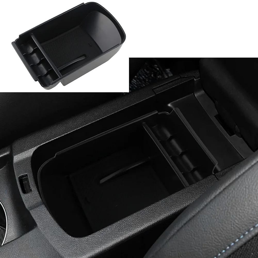 Für Peugeot 308 2016 2017 2018 2019 Auto Mittelkonsolen-Organizer Ablage Innenausstattung ABS Auto-Armlehnen-Aufbewahrungsbox