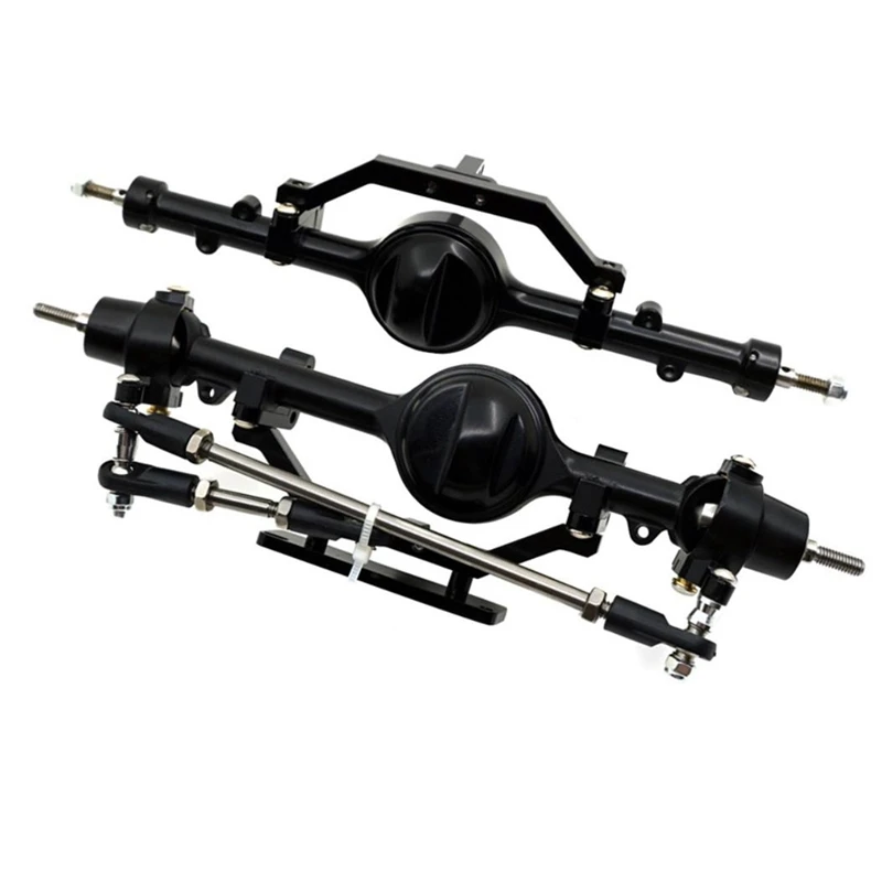 

Aluminum Alloy Front And Rear Axle Complete Set CNC Machined For RC4WD D90 Yota II RC Rock Crawler Car
