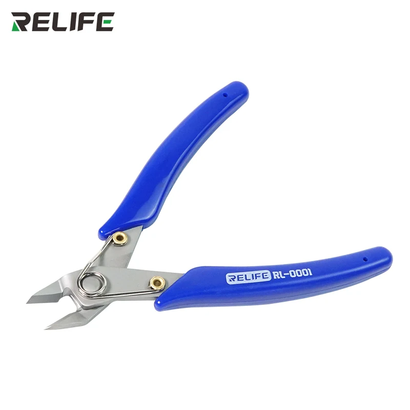 RELIFE RL-0001 5 "alicate diagonal de precisão alicate de corte lateral de alta dureza para ferramentas de corte de cabo de fio eletrônico