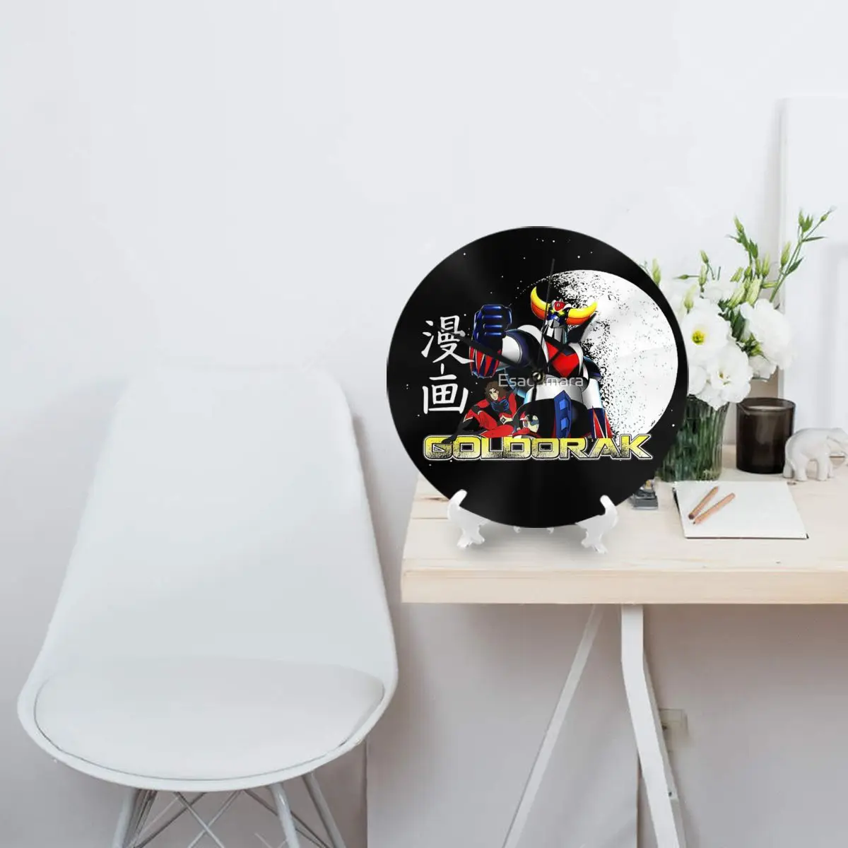 Manga Goldorak Wall Clock Room Decoration Clock Must-have Ornament Round