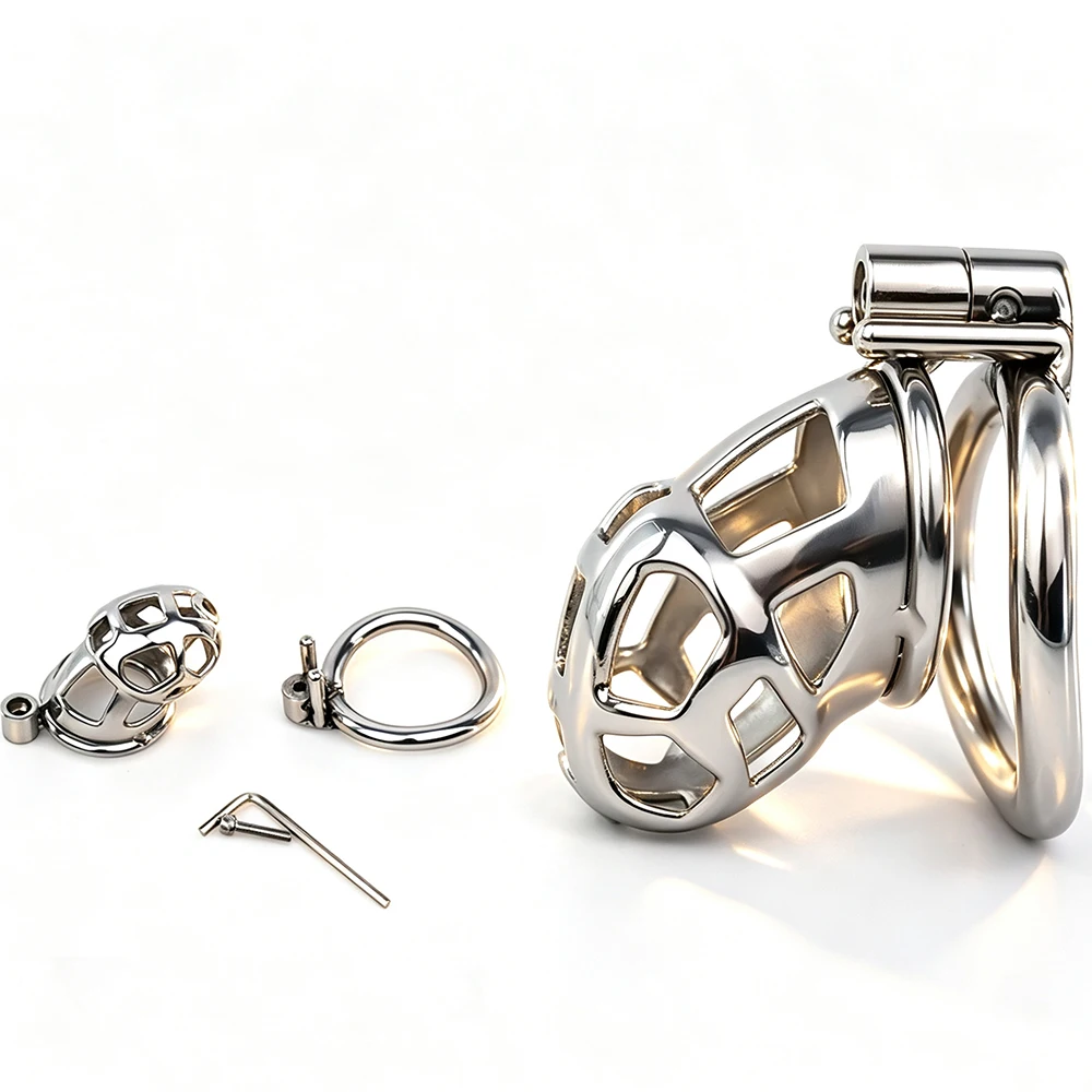 FRKO Male Chastity Cage Device Sex Toys For Men Hex Lock Penis Ring Anti Escape BDSM Adult Games Slave Gay Erotic Products 18+