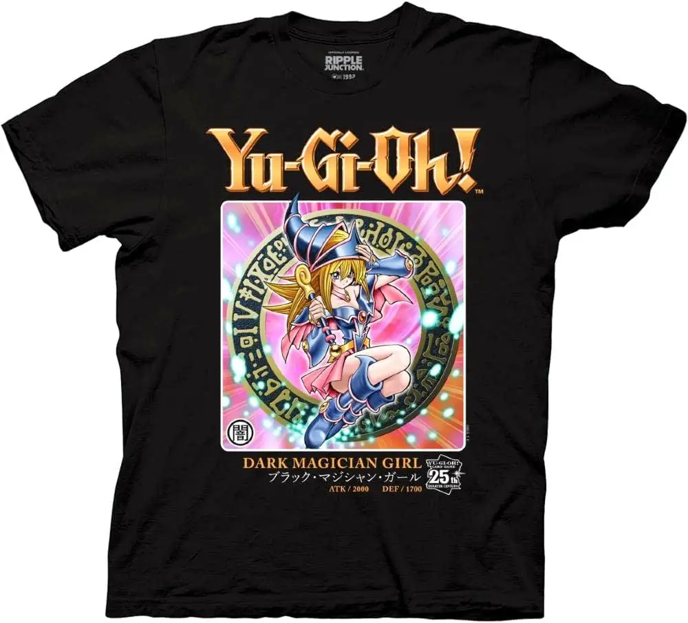 Yu-Gi-Oh! Dark Magician Girl 25th Anniversary Anime Adult T-Shirt Officially Licensed