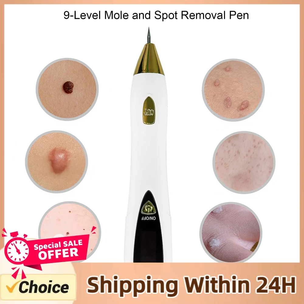 9 Levels Skin Tag Remover Pens Multi-Purpose Professional Mole Wart Removal Tool Painless Spot Remover Women Skin Care Tool