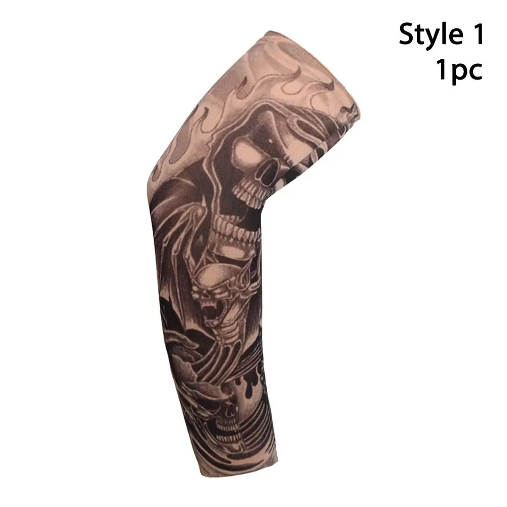 

1Pcs New Sun Protection Flower Arm Sleeves Outdoor Sport Summer Cooling Arm Cover Warmer Basketball Arm Sleeves