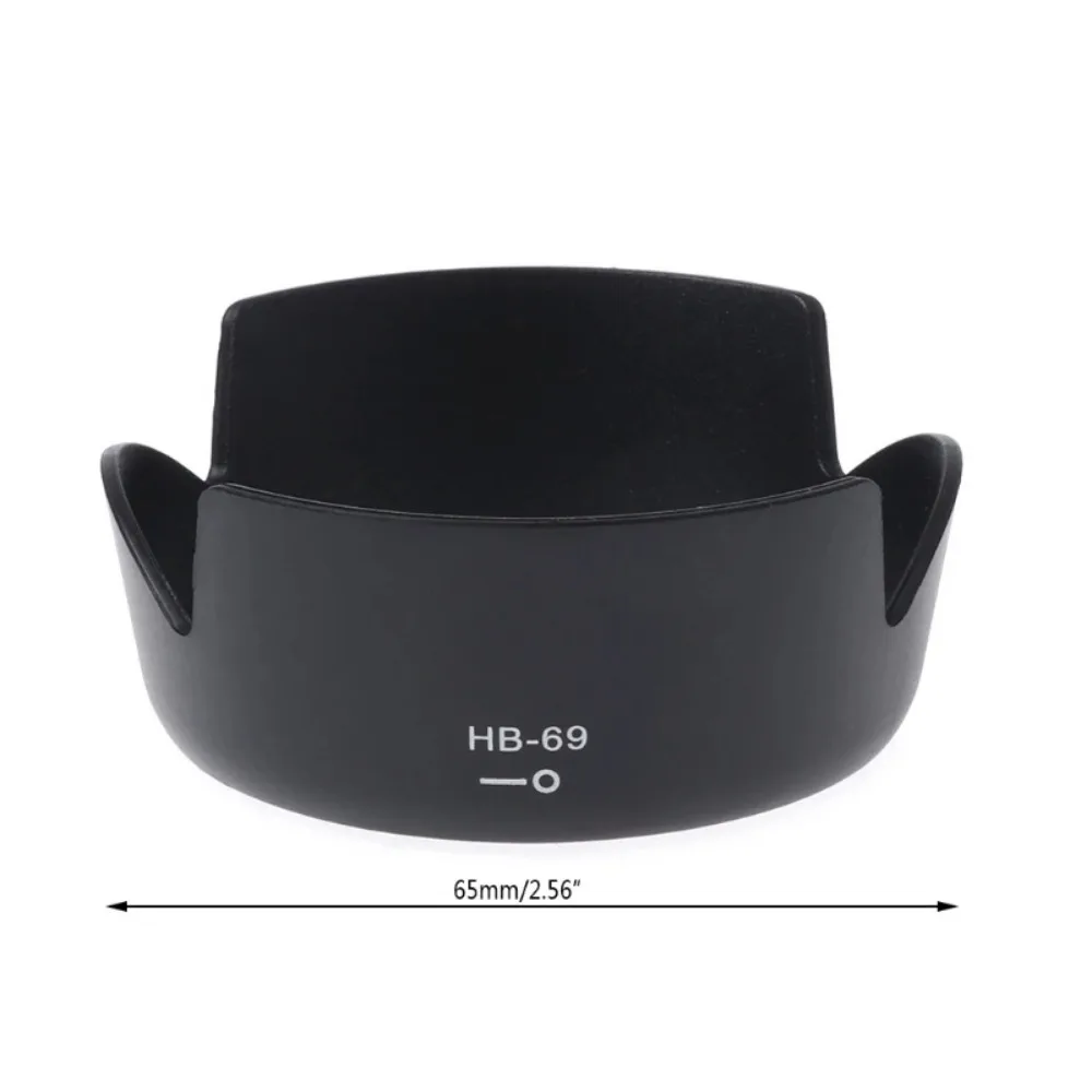 65mm Camera Lens Hood HB-69 Bayonet Mount Fits For Nikon D3200 D3300 D5200 D5300 DX18-55mm