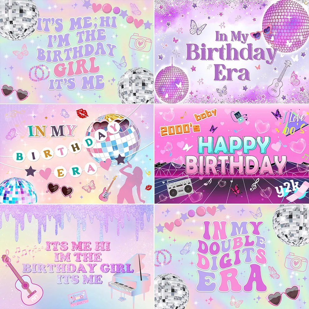 

Rainbow Colored Girl Dream Pop Music Melody Play Theme Birthday Party Room Custom Decor Dynamic Musical Photo Banner Backgrounds