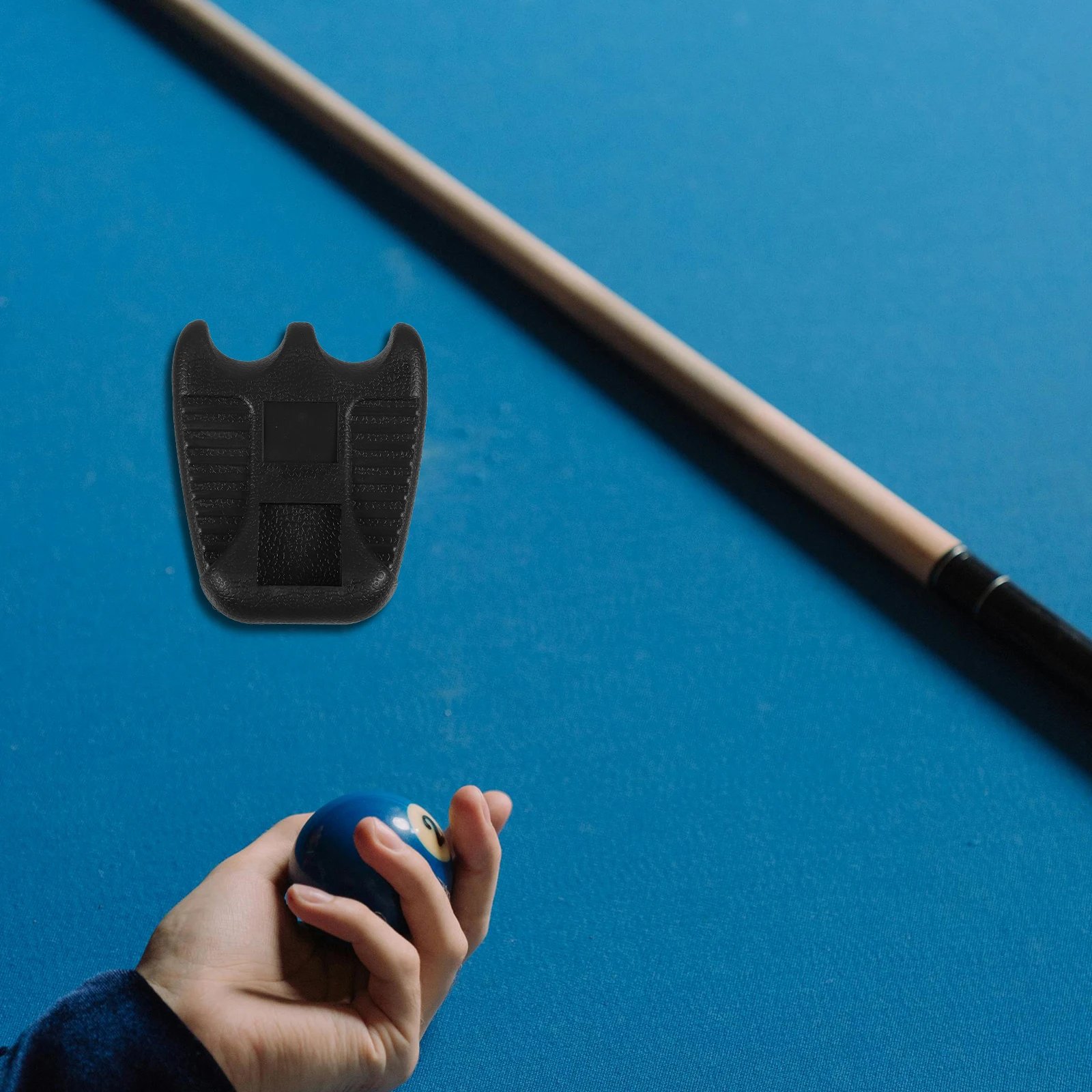 

Billiards Rack Pool Cue Accessories Stable Holder Multiple Slots Equipment Racks Black Plastic Material Durable Storage