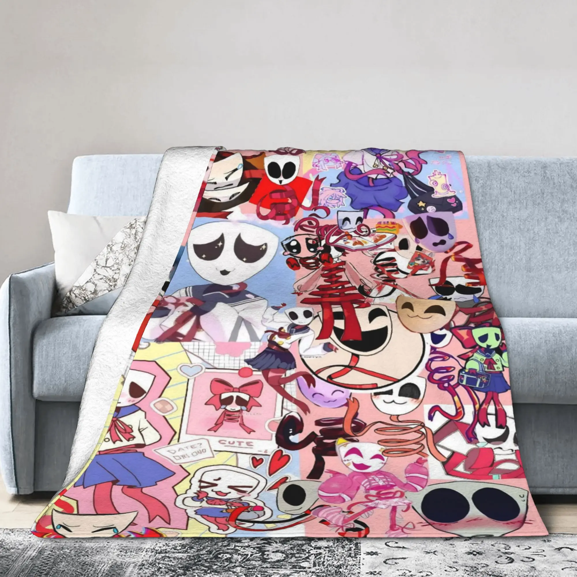 Gangles Blanket Cover A-Amazings D-Digitals C-Circuse Flannel Throw Blanket Bed Sofa Printed Soft Warm Bedspreads
