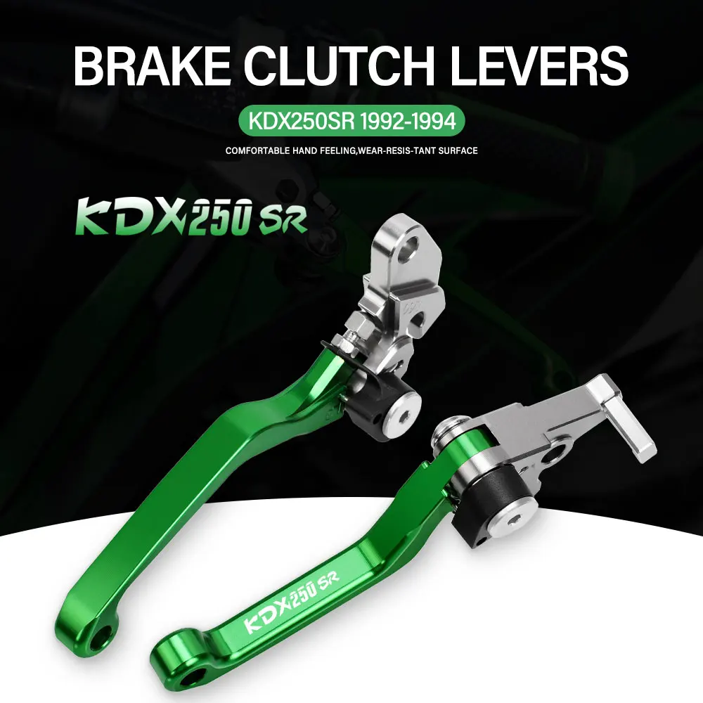 Pivot Brake Clutch Levers For Kawasaki KDX250SR 1992 1993 1994 Motorcycle Accessories Dirt Pit Bike Brakes Handles Lever