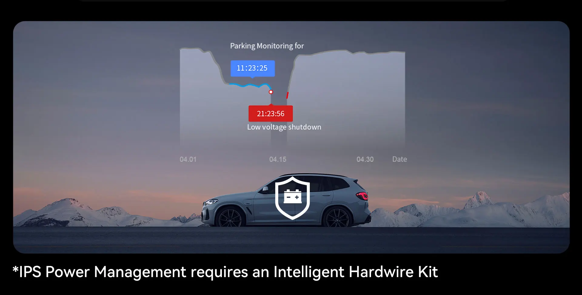 DDPAI N2 Dashcam 2K Nachtsicht 24H Parküberwachung ADAS WLAN App-Steuerung Auto-DVR Autokamera – Detail 7