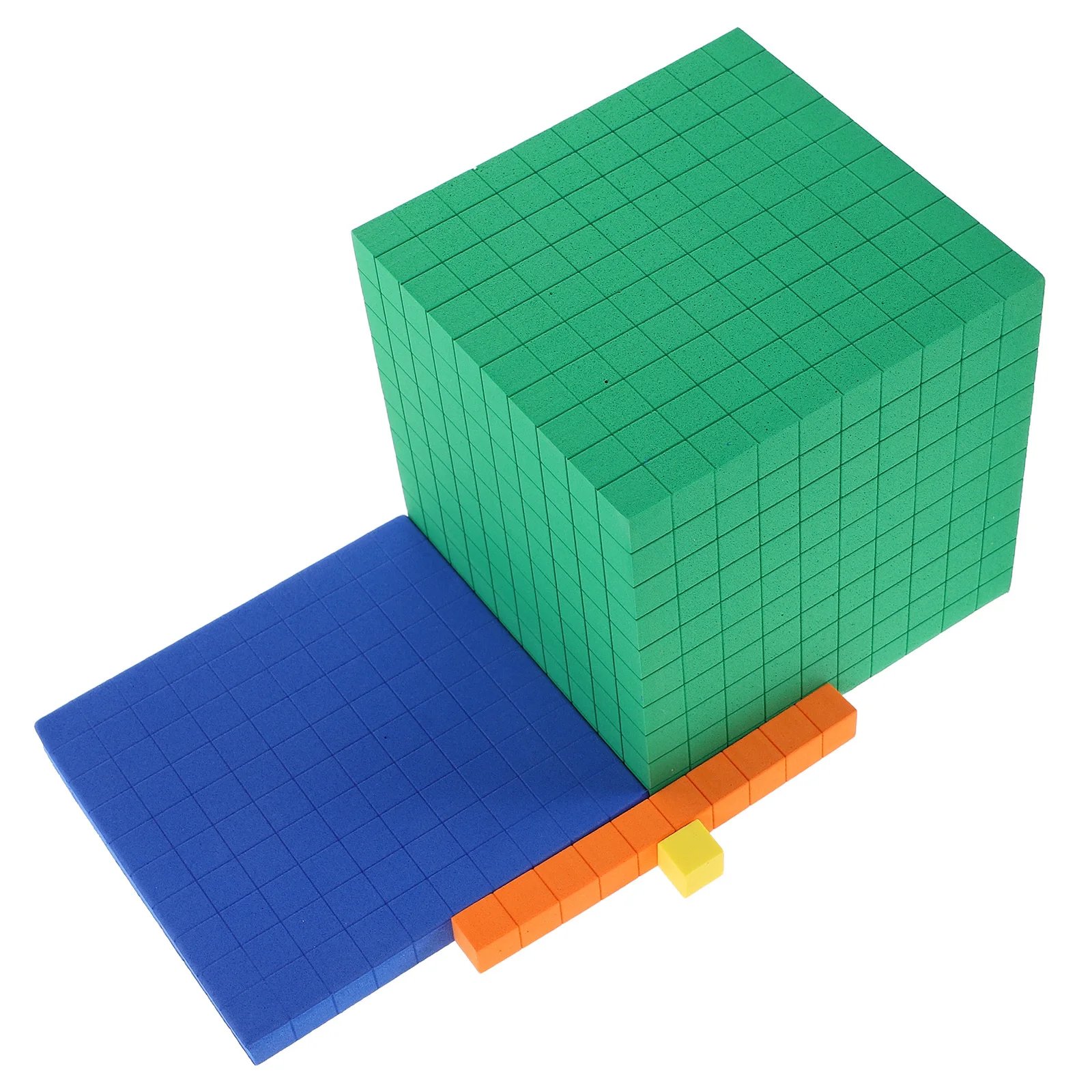 

1Set Foam Counting Blocks Math Manipulatives for Kids Base Ten System Learning Numbers Addition Subtraction Early Education