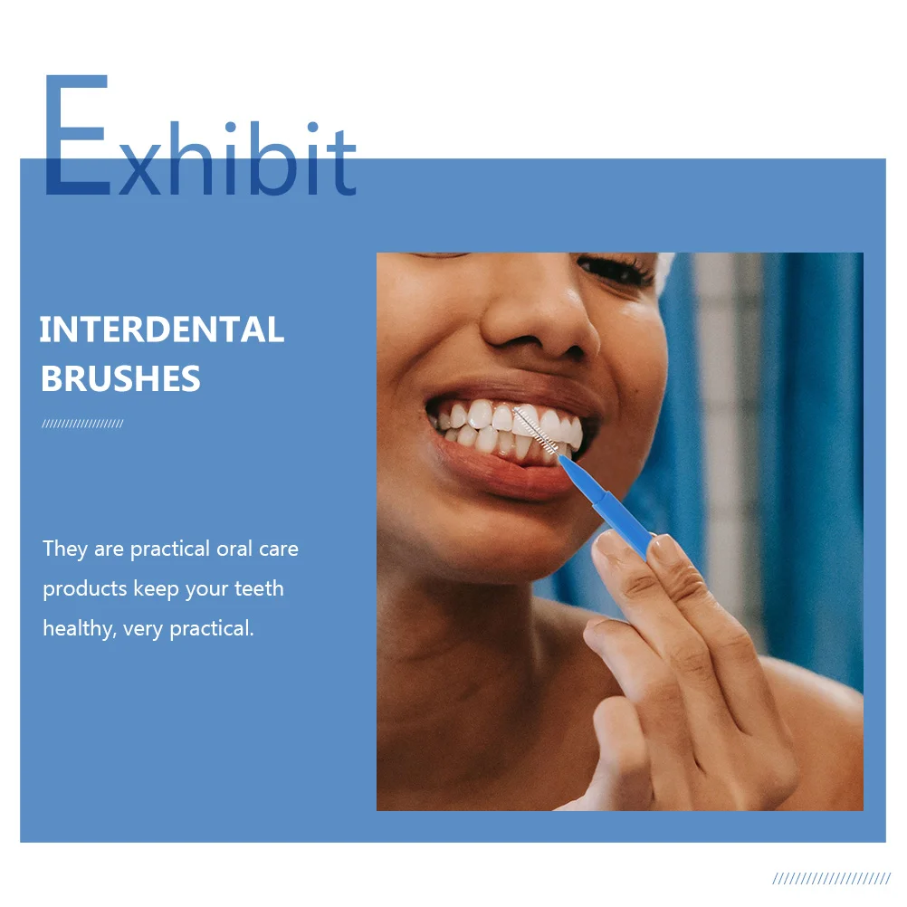 30ชิ้นแปรงสีฟัน interdental ไหมขัดฟันไม้จิ้มฟันอุปกรณ์จัดฟันแบบพกพาทำความสะอาดเด็ก