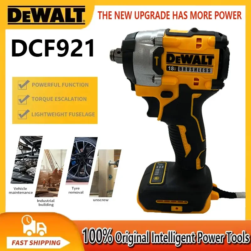 

DEWALT DCF921 ATOMIC 20 В MAX Аккумуляторный ключ Аккумуляторный ударный ключ 1/2 дюйма Ключ для зарядки с переменной скоростью DCF921N с аккумулятором