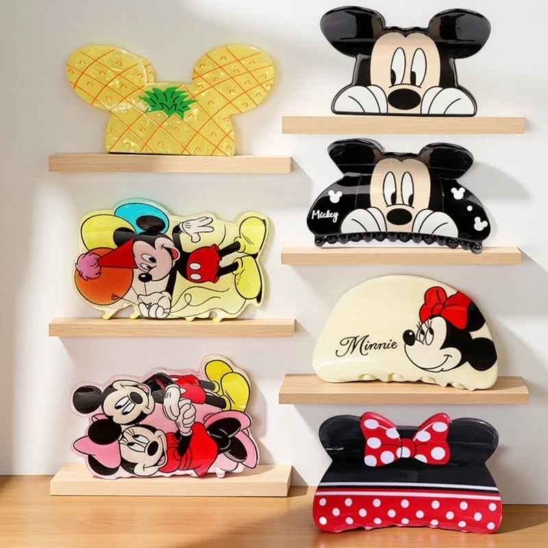 مجموعة مخالب شعر ديزني ميكي وميني مكونة من 7 قطع. احصل على مزاجًا جيدًا كل يوم. إنها إكسسوار شعر متعدد الوظائف