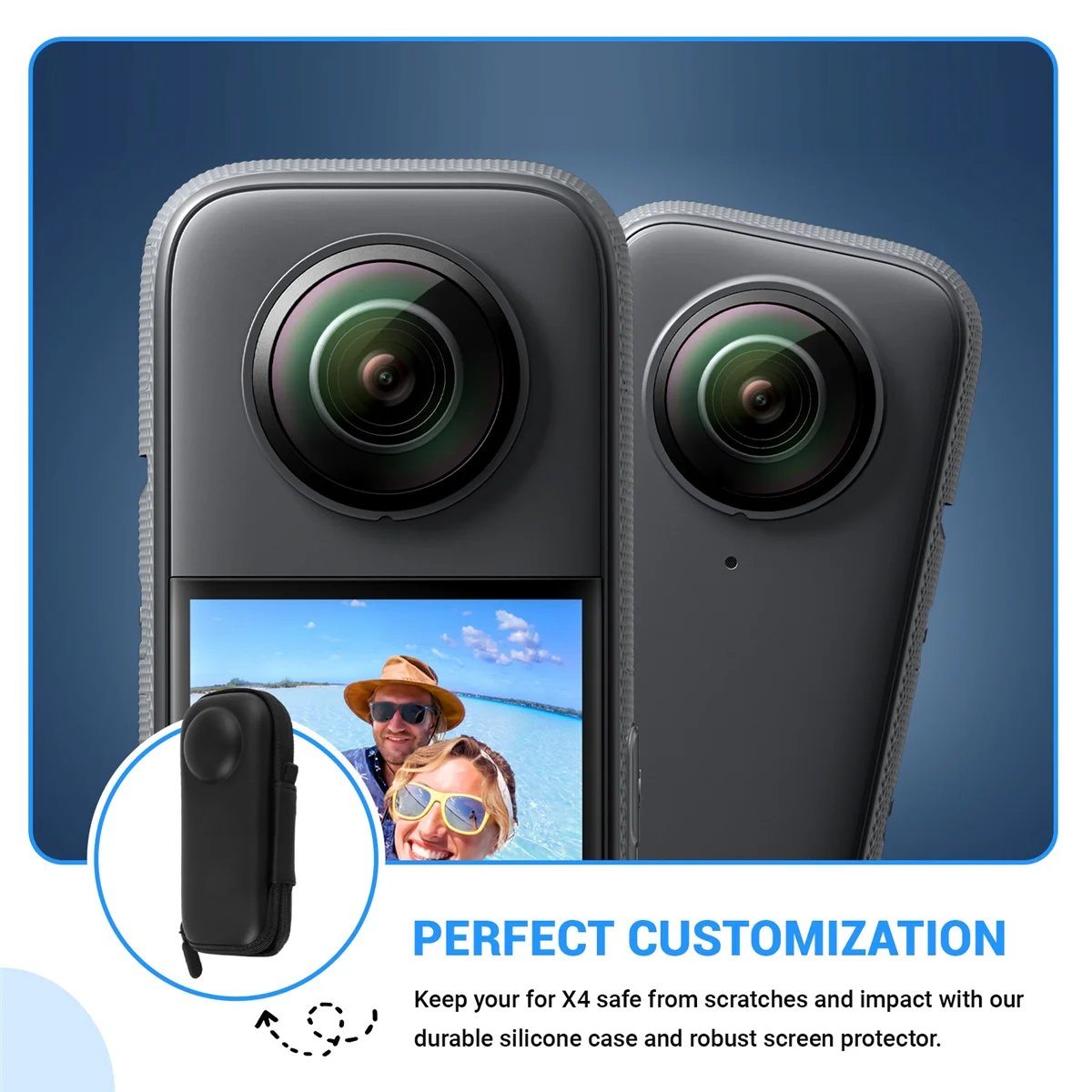 Protector de pantalla para lente de cámara Insta360 X4, accesorio antiarañazos para Insta360 X4, 360