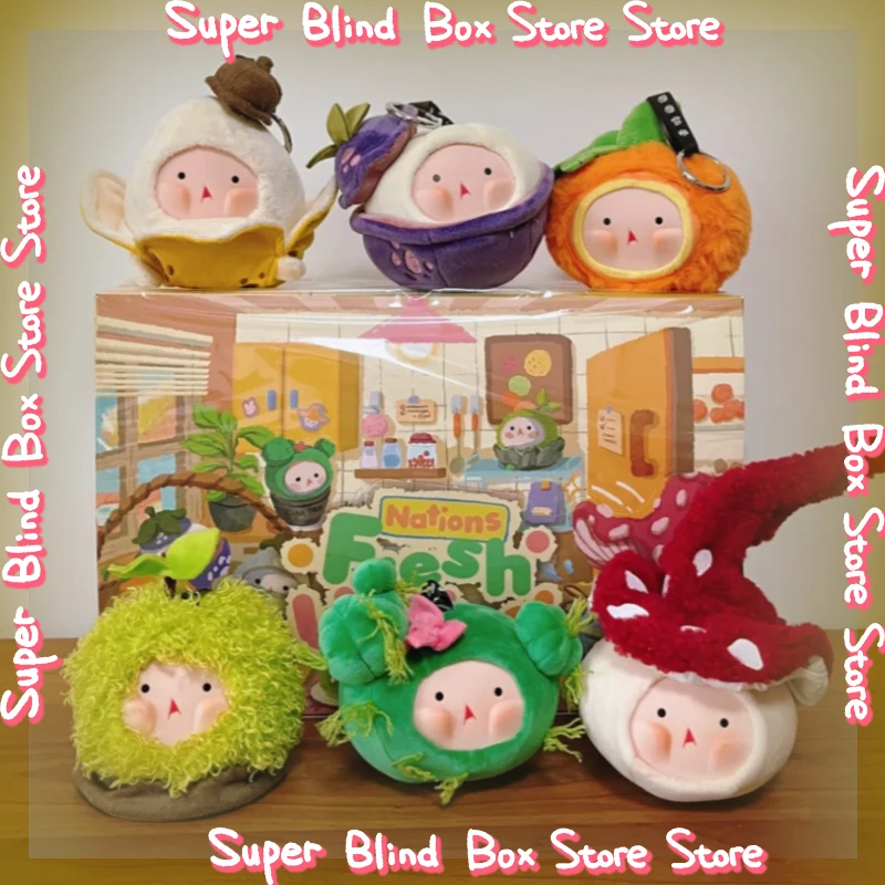 

Подлинная Hot Tuan Tuan Fresh Flavor Federation Виниловая глухая коробка Таинственная коробка Модные плюшевые подвески с овощами Подарочные украшения Сюрприз