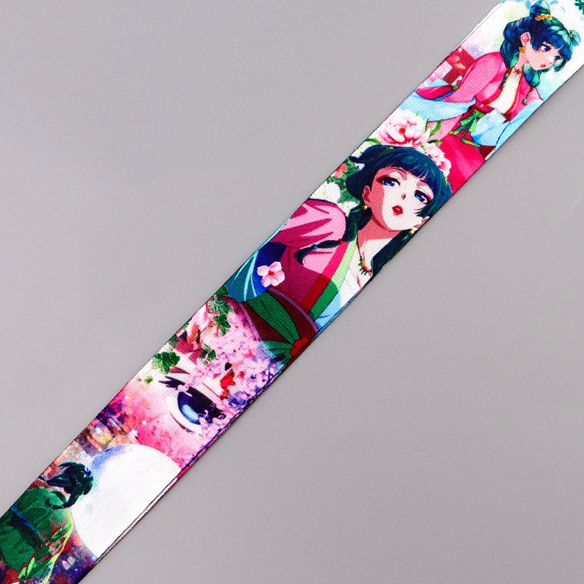 Japanische Anime Maomao Umhängeband Lanyards Schlüsselanhänger Ausweishalter Ausweis Pass Hängeseil Lariat Lanyard für Schlüsselanhänger Zubehör – Detail 4