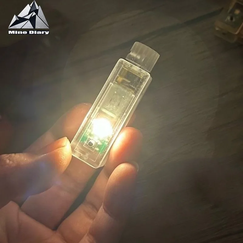 Originality Hand-twisted Self-generating Lamp EDC Fidget Toys Decompression Toys ADHD Anti-anxiety Toys Outdoor Lighting Tools
