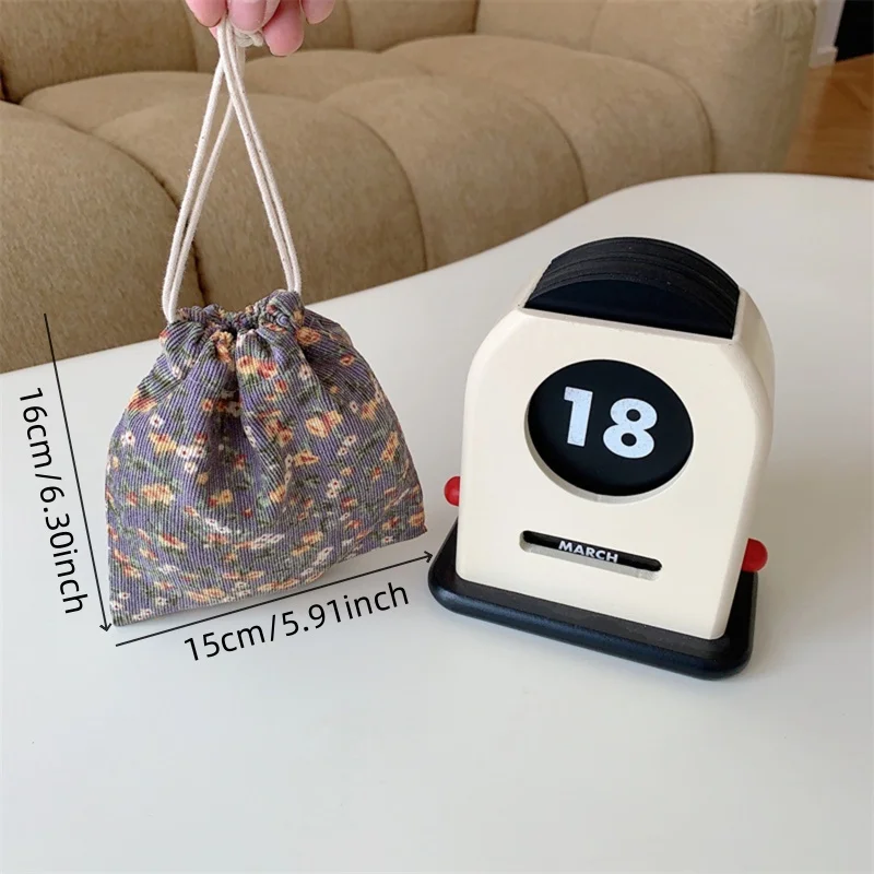 Cute Small Cloth Drawstring Gift Bag Woman Girl Purse Handbags Jewelry Lipstick Cosmetic Tote Rope Bags Storage Pouch String Bag