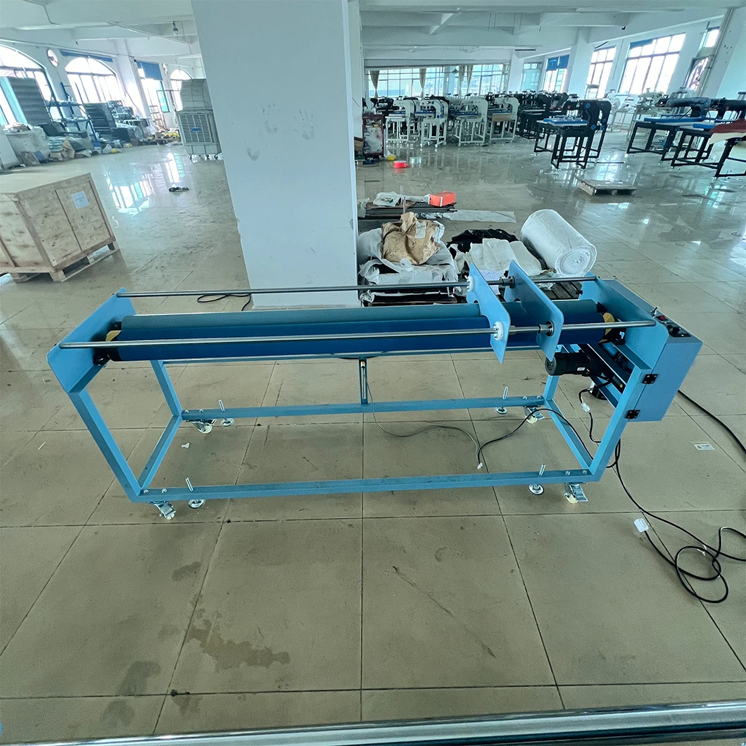 Industrial Garment Press Machine Cloth Fabric Spreading Feeder Machine