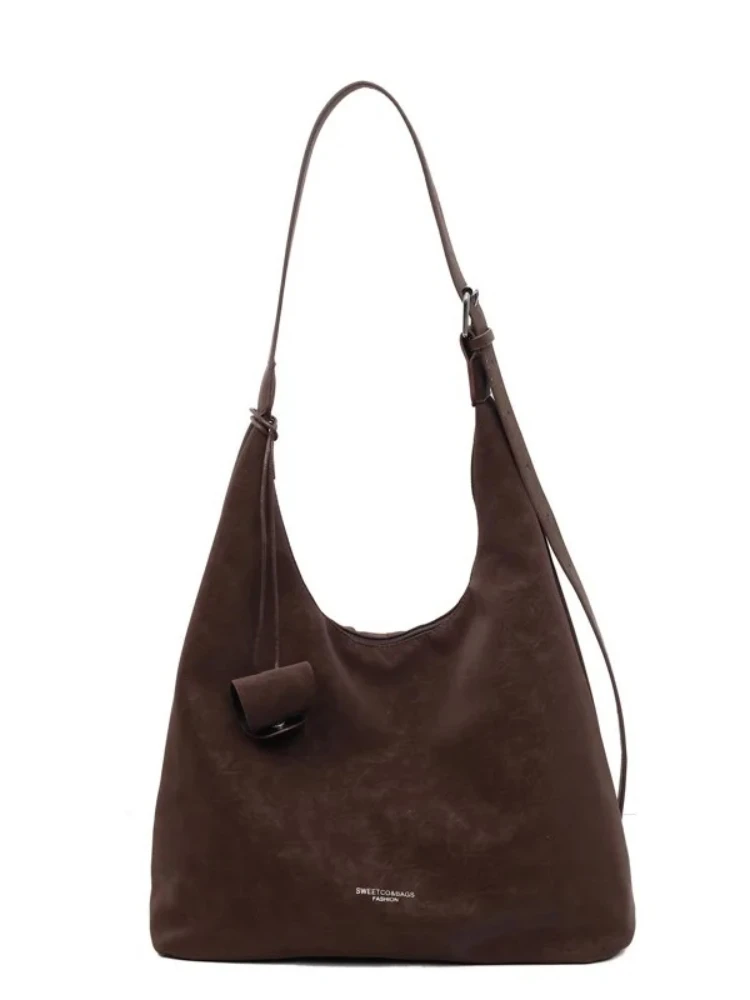 حقيبة حمل كلاسيكية لخريف وشتاء 2025، محفظة كتف واسعة للنساء، حقيبة كروس تحت الإبط بسيطة، حقيبة كاجوال ليلاً ونهارًا #2