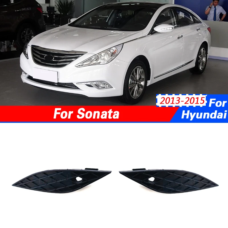 

Fog Light Cover For Hyundai Sonata 2013 2014 2015 Fog Lamp Shell Vent Car Front Bumper Grille Driving Lamp Cover