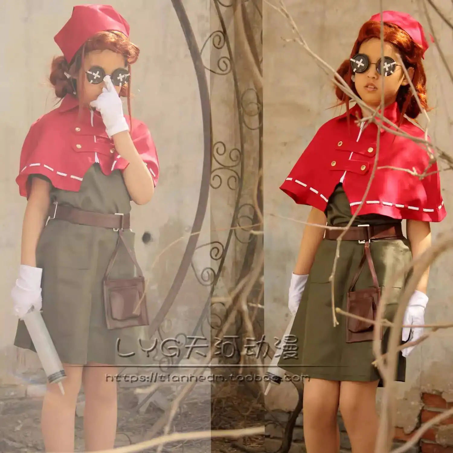 Identity V Emily Dyer médicos niños Cosplay chal vestido Doctor juego disfraz LadyRed falda enfermera sombrero Anime disfraz de Halloween