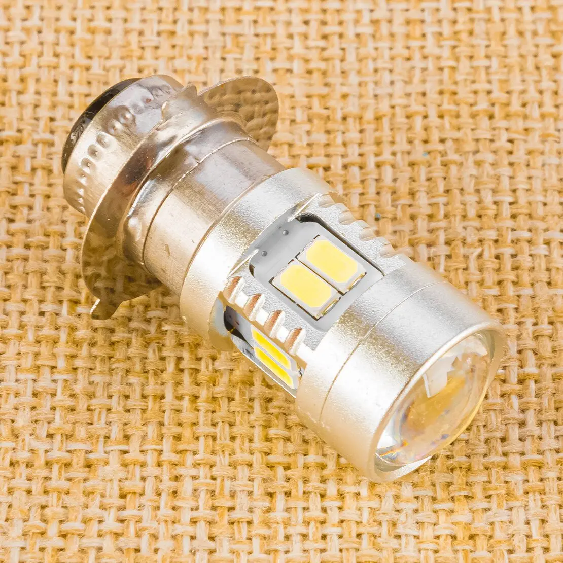 2 шт., белые светодиодные лампы P15D-25-3 5730 12SMD для передних фар, лампы дальнего и ближнего света, 6-24 В, подходят для мотоциклов, автомобилей, грузовиков