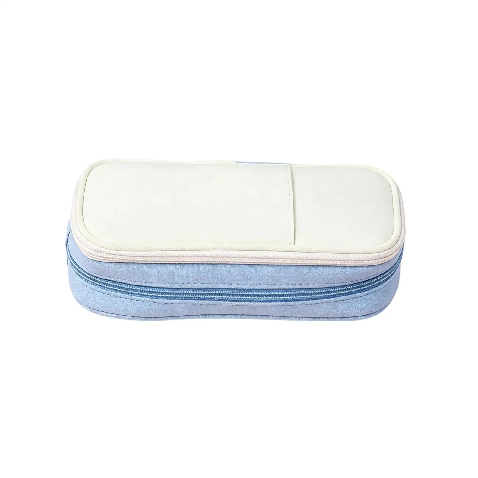 Pencil Pouch Stationery Storage Organizer School Supplies Soft Quilted Pencil Pouch Bag For Classroom College Backpack Travel