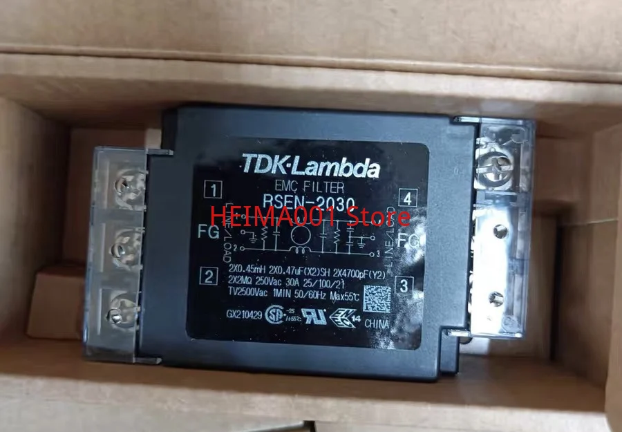 

В наличии оригинальный TDK-LAMBDA EMC, шумовой фильтр ENF RSEN-2030D 30A250V