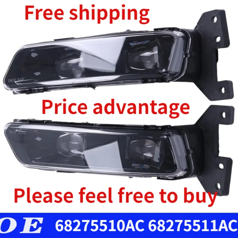 

High quality Left or right LED Fog Light 68275510AC 68275511AC Fit For Jeep Grand Cherokee 2018-22