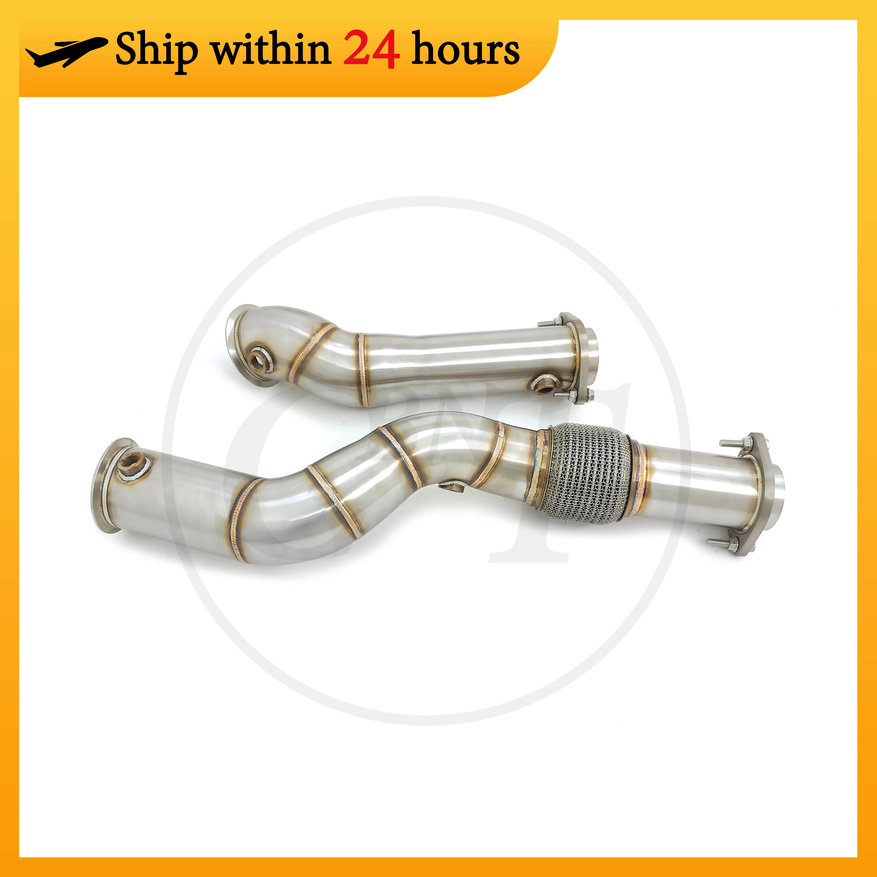 

CBNT Exhaust Header Diameter From 3.5inches to 3inches SS304 Downpipe Exhaust System for BMW M3 G80 M4 G82 M2 G87 S58 3.0T