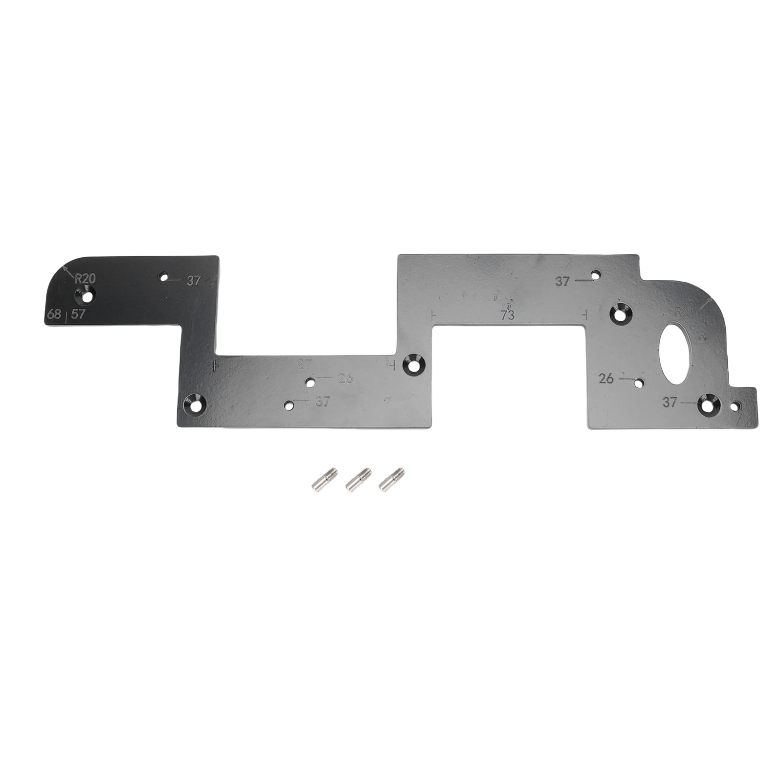 

Slotting Mold Template Arc Alloy Steel Arc Grooving Auxiliary Tool for Woodworking Projects Slotting Template Arc Metal