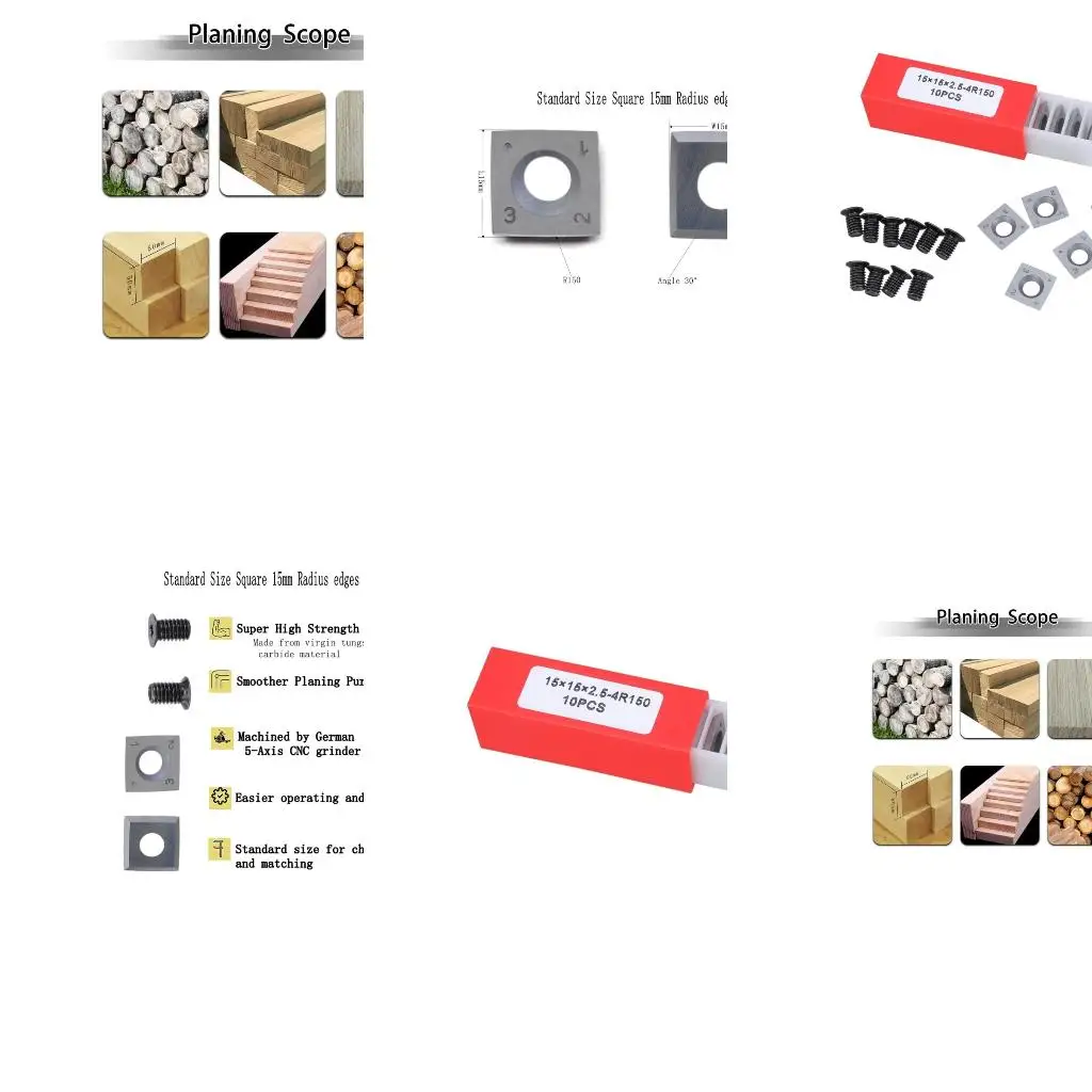 

High Efficiency 15mm Square Insert Cutter Environmental Protect high quality