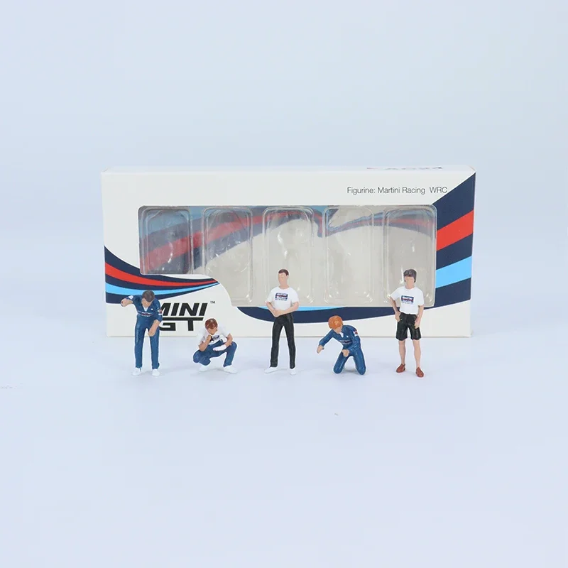 MINI GT 1:64 figurki z żywicy wyścigowej do kolekcji modeli samochodów