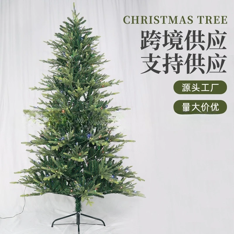 Árbol de Navidad simulado transfronterizo, planta de abeto, árbol de Navidad, hotel, familia de compras