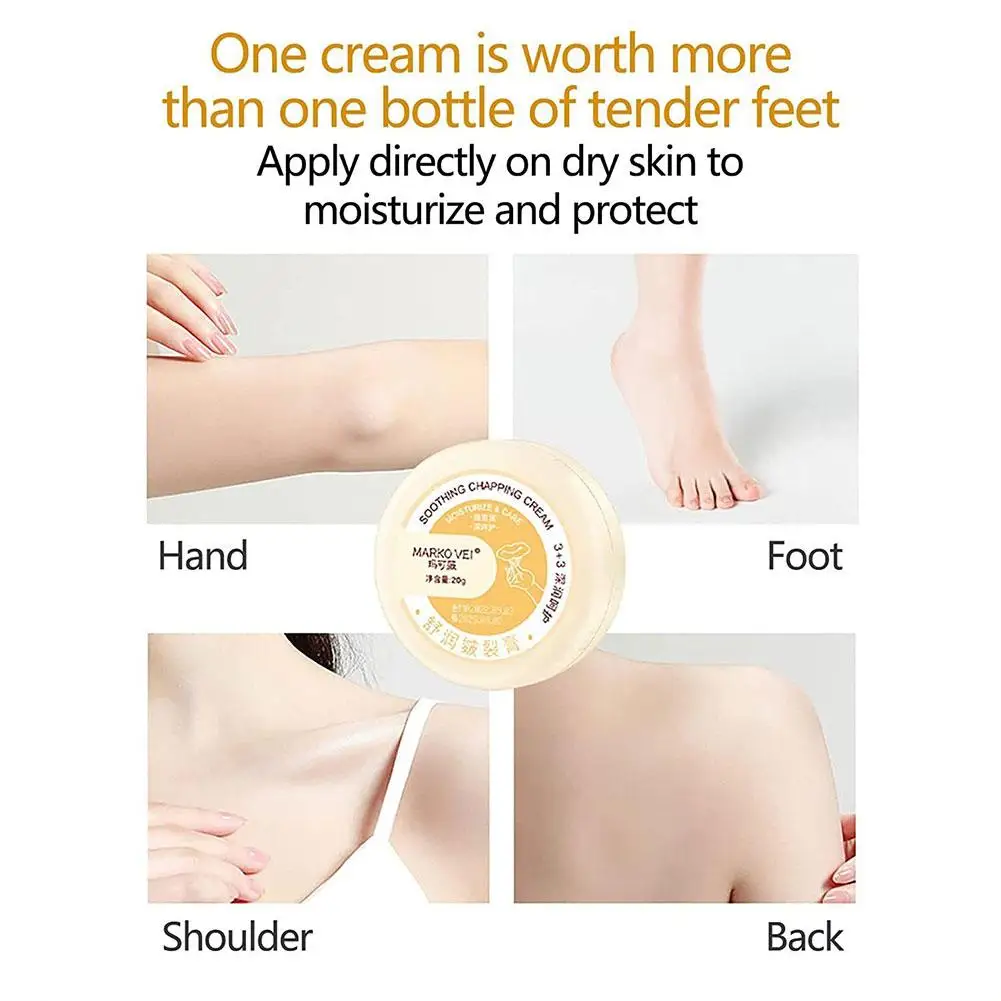 Anti Crack Foot Cream 20g Winter Moisturizing Repair Skin Concentrated Smooths Removal Dead Skin Foot Care Effective Cream