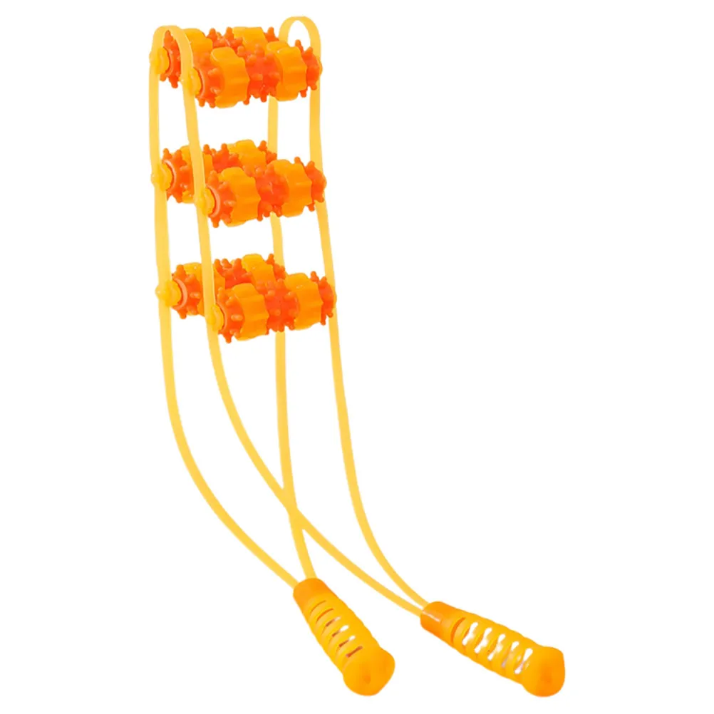 

Ручной массажер-ролик для спины, портативный, легкий, для массажа мышц шеи, плеч и ног, для использования дома и в офисе, ручные массажные инструменты