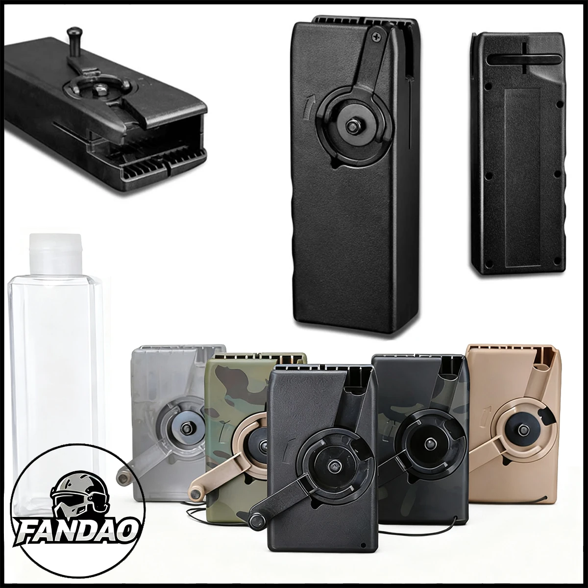 

Airsoft Quick Loader for 6mm BBS M4 Hand Crank 1000 Capacity Silenced Speed Loader for CS Game Paintball Shooting Airgun Gear