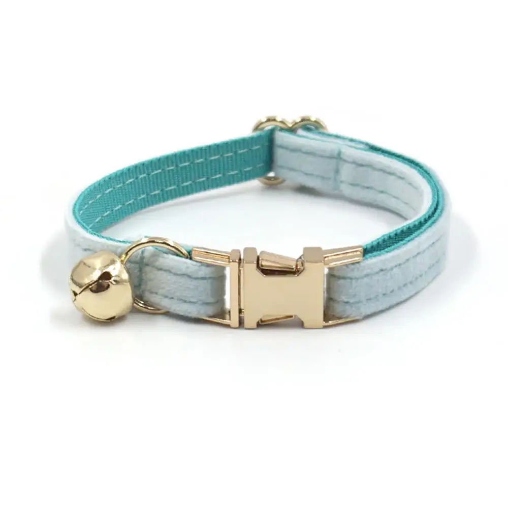Kostenlose Gravur Personalisiertes Mehrfarbiges Weiches Samt-Katzenhalsband mit Kleiner Glocke, Katzenbedarf, Zubehör – Detail 22