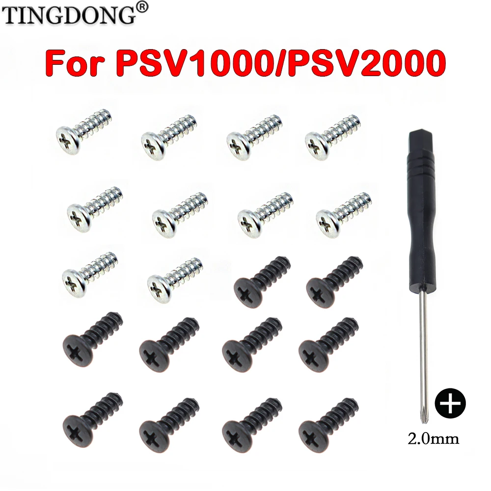 For PSV1000 2000 Replacement Philips Head Screws For PSV 2000 Game Console Housing Screws screwdriver Set