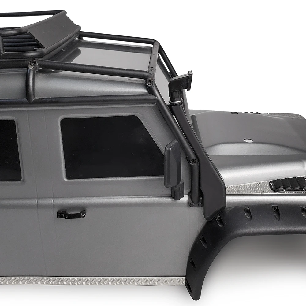 AXSPEED Simulierter Gummi-Safari-Schnorchel für TRX-4 Defender 1/10 RC Crawler Car Shell Body Upgrade-Teile
