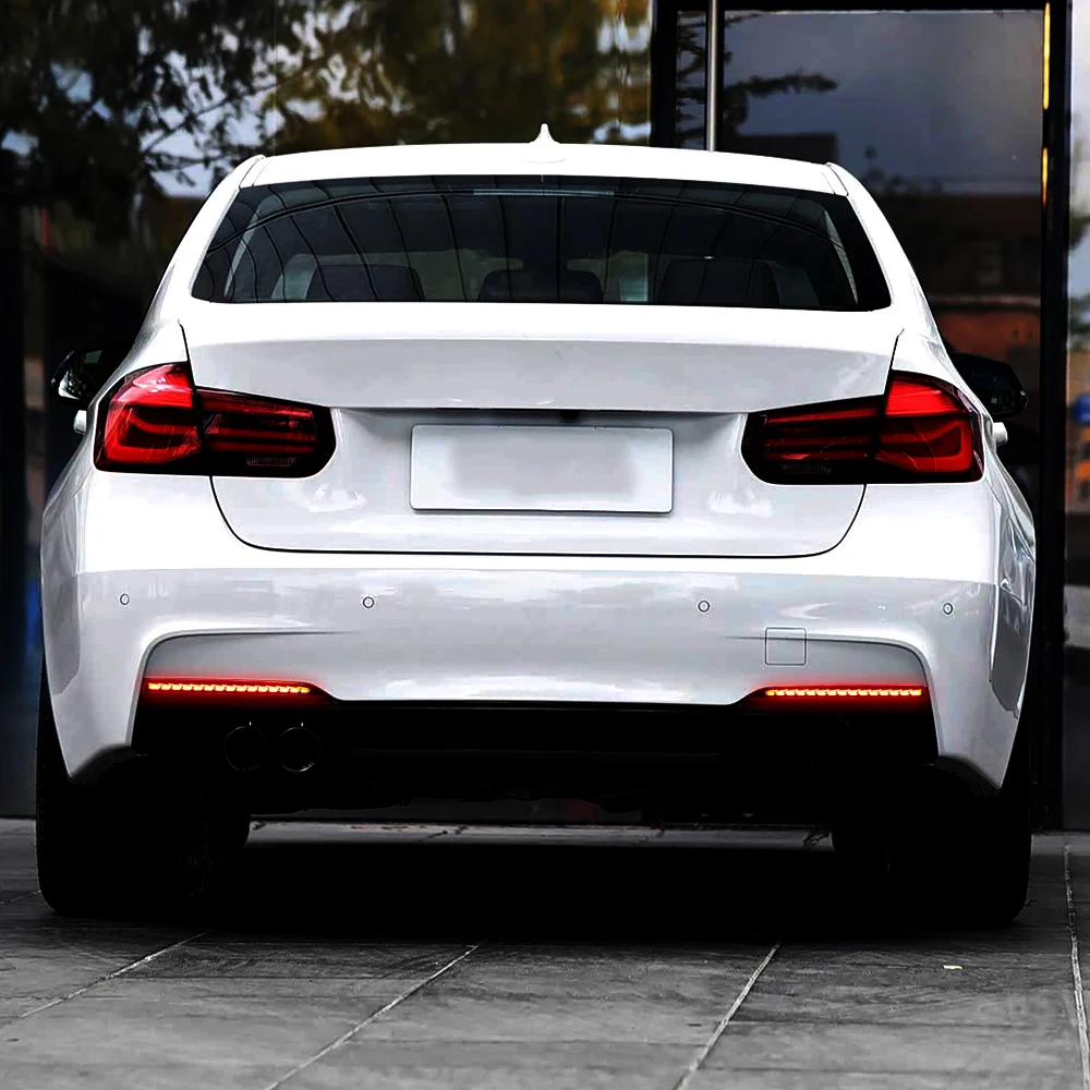 For BMW 3 Series 2014 2015 2016 2017 2018 2019 2020 320i/328i/330Li M Sports LED Rear Bumper Lamp Warn Brake Dynamic LED Light