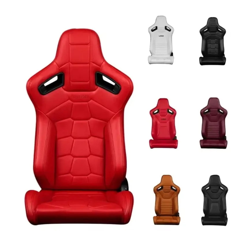 

STLF Car Accessories 2025 Best Seller Car Racing Seats White Red Bucket Seat Purple