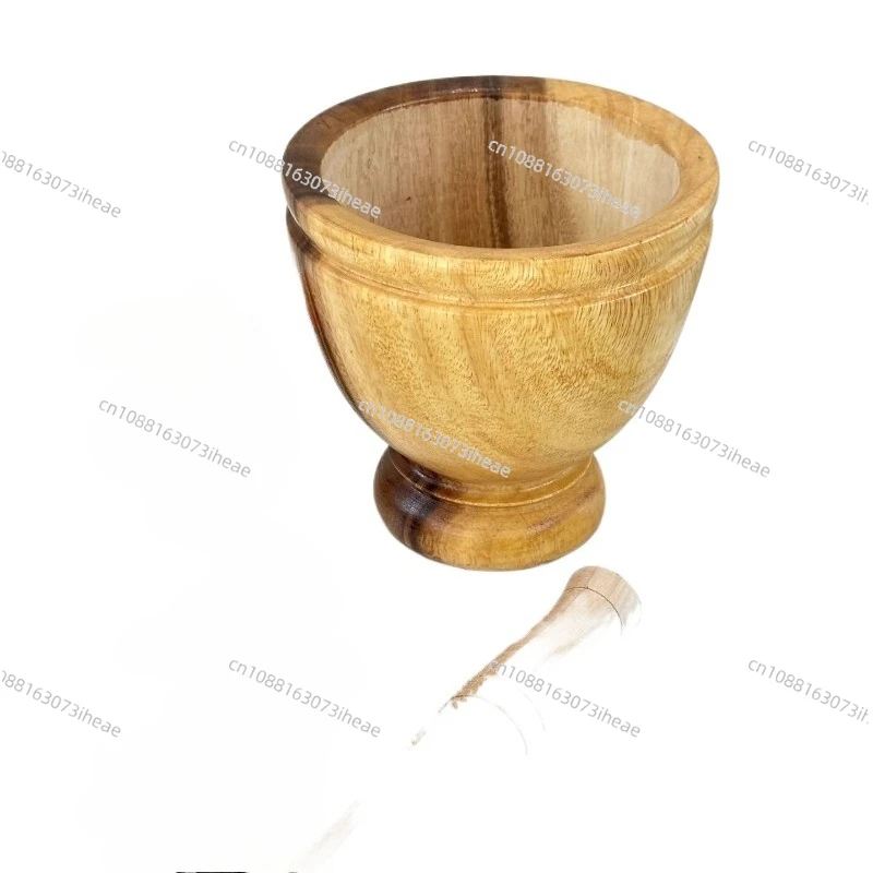 Wooden barrels, commercial wood mortar bowls, household crushing tools
