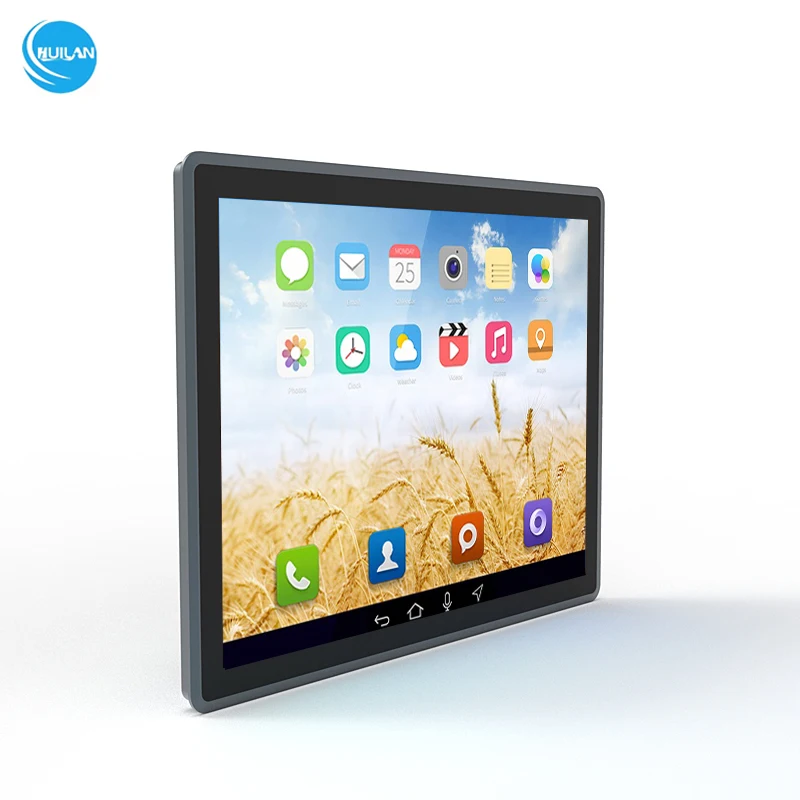 15 بوصة IP65 مقاوم للماء أندرويد بدون مروحة لينكس Mini RK3288/RK3399/RK3566/RK3568 كمبيوتر لوحي صناعي مدمج الكل في واحد #2