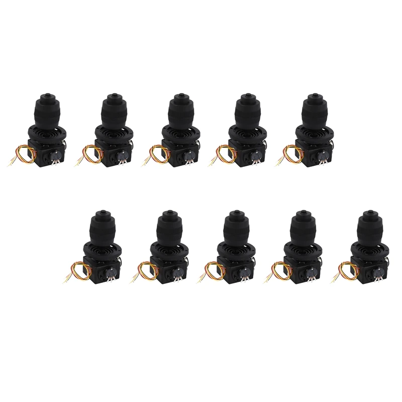 

10X Electronic 4-Axis Joystick Potentiometer Button For JH-D400B-M4 10K 4D Controller With Wire For Industrial