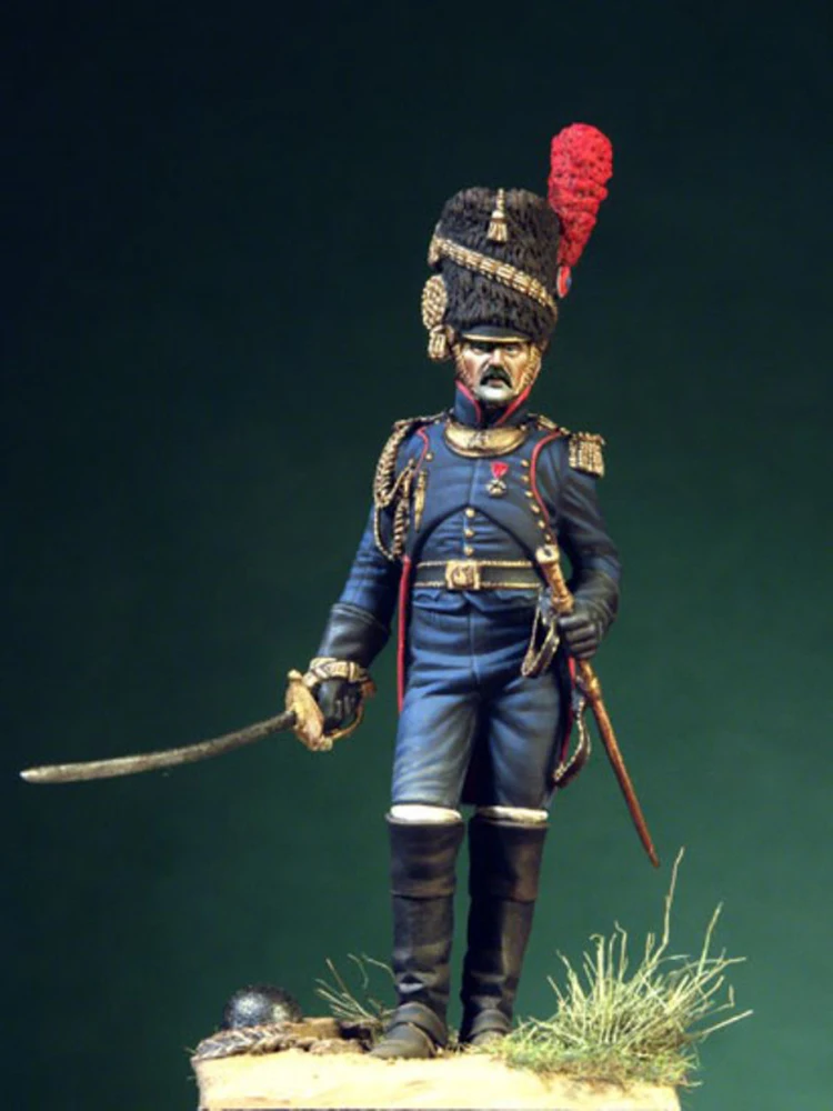 

Resin Figure 1/32 ancient officer with sword stand Model Unassambled Unpainted Figure Building Kit