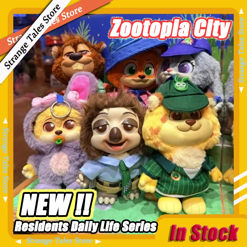 

Genuine Zootopia City Blind Box Doll Residents Daily Life Series Vinyl Mystery Judy Nick Anime Figure Pendant Collect Toy Gift
