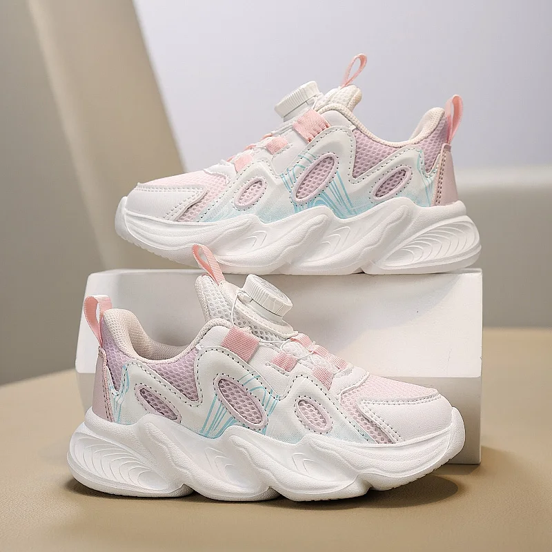 

kids shoes girls sneaker new design platform kids casual sneaker lightweight breathable running sports tennis shoes for girl